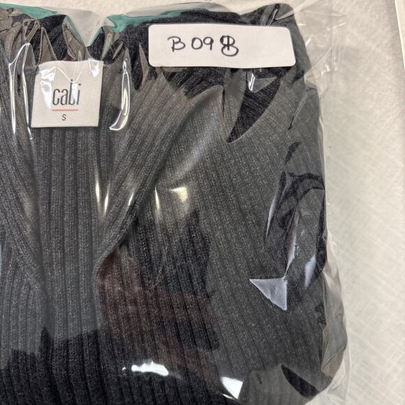 CABI Cocoon Cardigan Slouchy Ribbed Knit Minimalist Lagenlook Slate Gray S - Picture 12 of 12